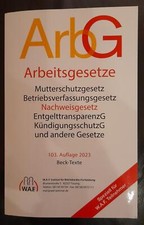 Arbeitsgesetze arbg 103 gebraucht kaufen  Deutschland