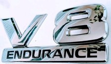2004-2015 NISSAN TITAN V8 EMBLEMA CROMADO LATERAL DE RESISTÊNCIA LOGOTIPO EMBLEMA EMBLEMA, usado comprar usado  Enviando para Brazil
