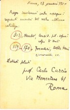1932 roma prof. usato  Milano