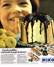 Publicite 1976 miko d'occasion  Le Luc