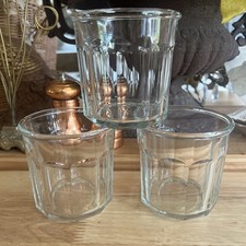 Jarro de geléia de vidro francês vintage facetado vidro de trabalho, 500 na parte inferior (3) comprar usado Jarro de geléia de vidro francês vintage facetado vidro de trabalho, 500 na parte inferior (3) comprar usado  Enviando para Brazil