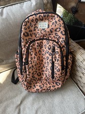 Mochila de lona Billabong - Estampa de leopardo/animal pêssego empoeirado, usado comprar usado  Enviando para Brazil
