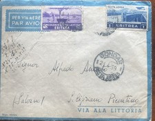 Storia postale colonie usato  Roma