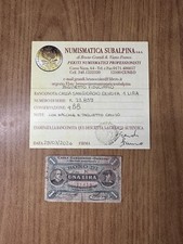 Biglietto fiduciario cassa usato  Beinasco