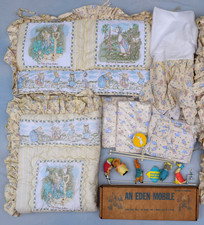 Usado, Conjunto de colcha vintage Quiltex Beatrix Potter berço cama cobertor + lote móvel Eden comprar usado  Enviando para Brazil