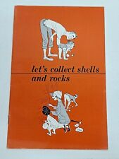 Let's Collect Shells and Rocks Vintage Book Oil Company Fossil Mineral Agate ID segunda mano  Embacar hacia Mexico