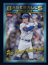 2024 TOPPS Finest What If 1993 Rookie RC- PETE CROW-ARMSTRONG (cartão digital colorido comprar usado  Enviando para Brazil