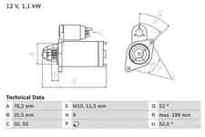 Bosch starter anlasser gebraucht kaufen  Hechthausen