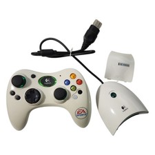 Controle sem fio EA Sports Logitech original Microsoft XBOX com dongle 863241 comprar usado  Enviando para Brazil