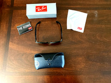 Óculos de sol Ray-Ban RB2140 Wayfarer preto unissex verde lente 50mm comprar usado  Enviando para Brazil