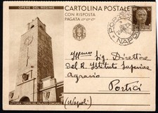 1933 cartolina postale usato  Palermo
