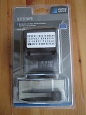 Textstempel zeilen zum gebraucht kaufen  Munster