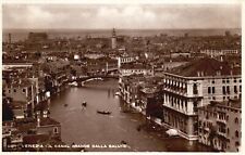 Cartão postal vintage RPPC Veneza Il Canal Grande Dalla Salute Fot G. Brocca Veneza, usado comprar usado  Enviando para Brazil