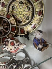 Crown derby teddy for sale  READING
