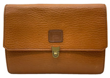 Autêntica bolsa de mão Burberry couro marrom ferragem dourada NS051977, usado comprar usado  Enviando para Brazil