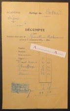 Collège cosne 1920 d'occasion  Rillieux-la-Pape