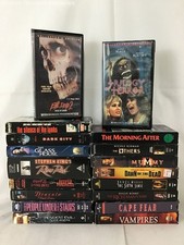 Usado, Horror Thriller Movie VHS Tapes Lot - Evil Dead 2, Silence Of The Lambs, & More comprar usado  Enviando para Brazil