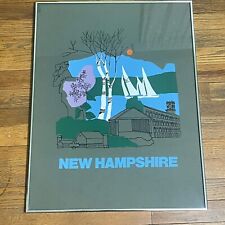 Vtg woodblock poster for sale  Pomaria