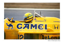 S1106 Ayrton SENNA. Lotus 99T. GP F1 1987. Vintage 35mm slide diapo comprar usado  Enviando para Brazil