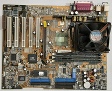 ASUS A7V 1.02 Sockel A AGP retro Mainboard + AMD Athlon 1000MHz + 768MB SD-RAM comprar usado ASUS A7V 1.02 Sockel A AGP retro Mainboard + AMD Athlon 1000MHz + 768MB SD-RAM comprar usado  Enviando para Brazil