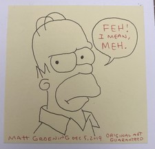 Matt groening homer for sale  Beverly Hills