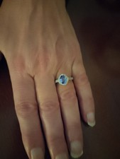 1ct tanzanite platinum for sale  EDINBURGH