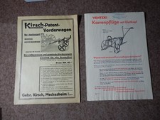 Prospekte ventzki karren gebraucht kaufen  Erolzheim