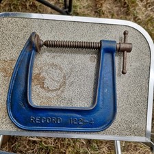 Record clamps pair for sale  FARNHAM
