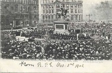 Leeds postcard inauguration for sale  DEAL