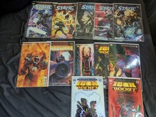 Lote de Quadrinhos Static Shock Milestone + Ícone e Foguete, Hardware comprar usado  Enviando para Brazil