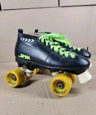 Patins de velocidade vintage Labeda SP204 tamanho 6 couro quad cruiser Pacer Derby  comprar usado  Enviando para Brazil