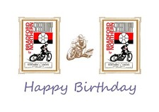 Speedway birthday card for sale  DONCASTER