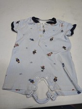 Polo Ralph Lauren urso uma peça tamanho 3 meses bebê meninos novo sem etiquetas comprar usado  Enviando para Brazil