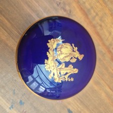 Round limoges blue for sale  CHORLEY