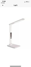 Lâmpada de mesa executiva LED OttLite com porta de carregamento USB 2.1A, branca comprar usado  Enviando para Brazil