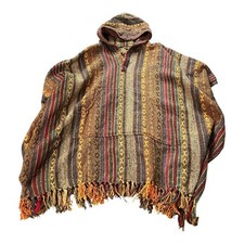 Handmade poncho hooded for sale  HULL