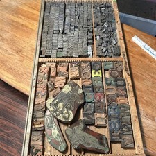 Letterpress wood type for sale  Sidney