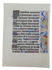 15th century illuminated for sale  UK
