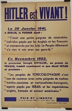 Hitler vivant 1952 d'occasion  Paris XII
