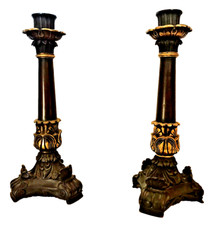 Paire bougeoir bronze d'occasion  Saint-Claude
