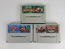 Lote 3 Super Donkey Kong Country 1 2 3 SFC Super Famicom SNES Importado do Japão  comprar usado  Enviando para Brazil