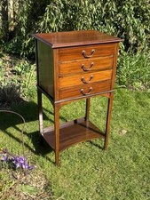 Antique inlaid mahogany for sale  BEDALE