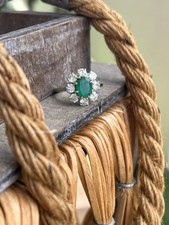 Bague marguerite 18k d'occasion  Clermont-Ferrand-