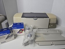 Pacote de impressora digital jato de tinta grande formato Epson Stylus Photo 1280 *diagnosticado comprar usado Pacote de impressora digital jato de tinta grande formato Epson Stylus Photo 1280 *diagnosticado comprar usado  Enviando para Brazil