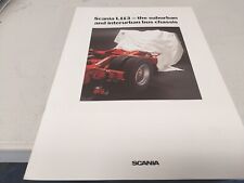 Folheto de vendas original 1991 SCANIA L113 BUS CHASSIS   comprar usado  Enviando para Brazil
