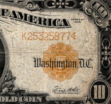 Usado, Cobertor de cavalo selo amarelo certificado ouro 1922 US$ 10 (ABJ) comprar usado  Enviando para Brazil