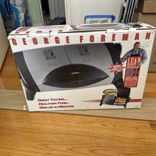 Grelhador George Foreman tamanho JUMBO GR38 magro médio, usado comprar usado  Enviando para Brazil