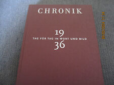 Chronik 1936 tag gebraucht kaufen  Wuppertal