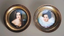 Coppia antiche miniature usato  Firenze