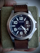 RARO CIDADÃO x MONT BELL Eco Drive Solar TITÂNIO 40mm Relógio de Campo comprar usado  Enviando para Brazil